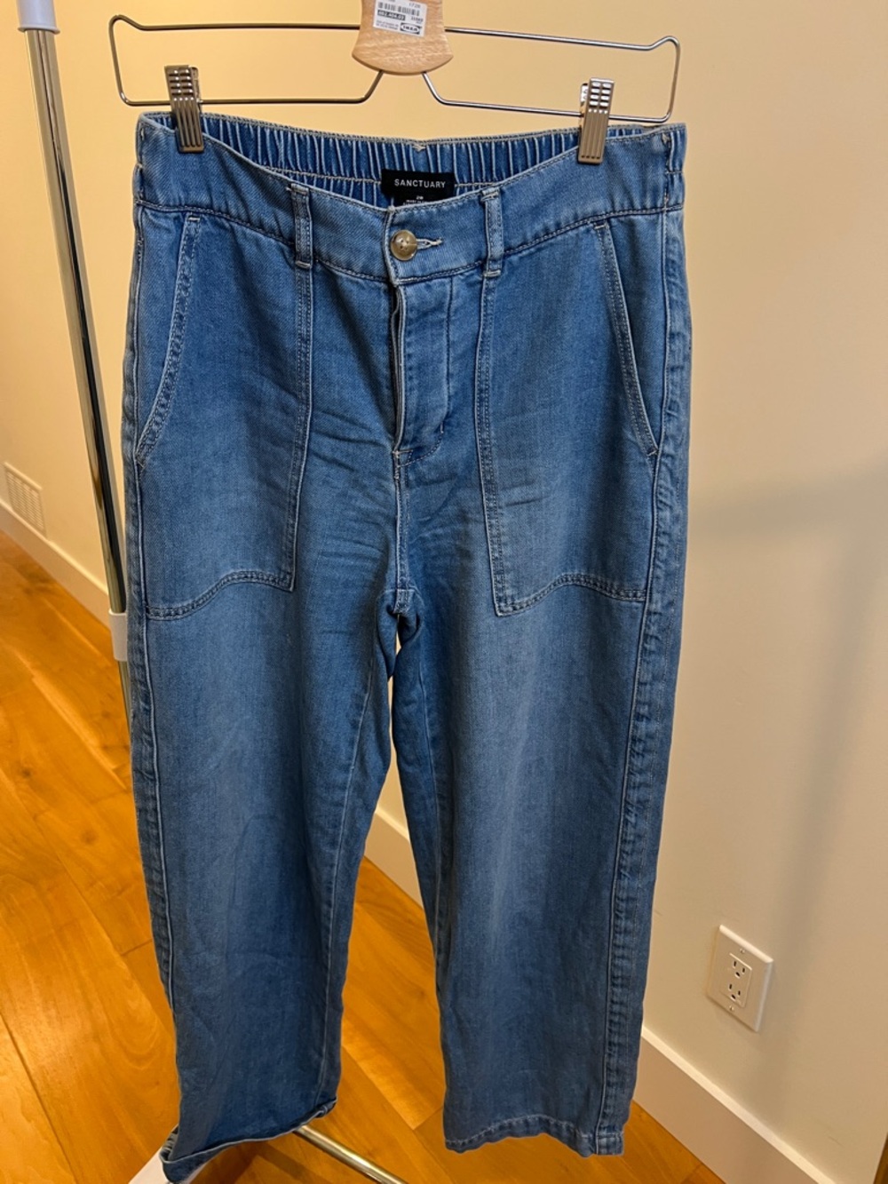 Sanctuary Women's Wide Leg Jeans in Medium Blue
